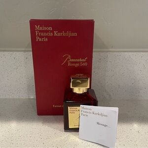 Maison Francis Kurkdjian Red and Gold Fragrance